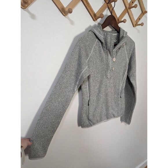 The North Face Women's 1/4 Button Pullover Fleece Sweater - Size Small - Picture 2 of 7